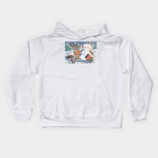 Build a Snowman Kids Hoodie